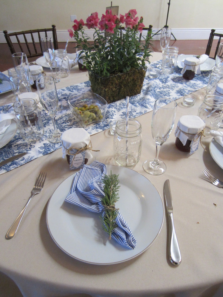 spring table setting